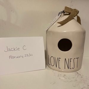 Rae Dunn Love Nest Birdhouse